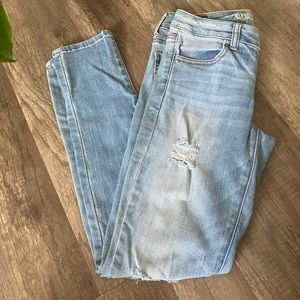 American eagle outfitters regular size 4 light wash jeggings